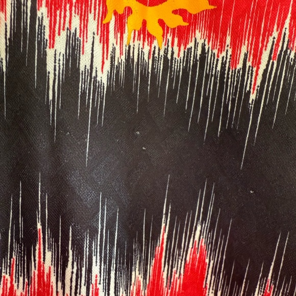 Soccer Jersey Ring of Fire Black Red Amp Stripe L Large vintage - Picture 4 of 9